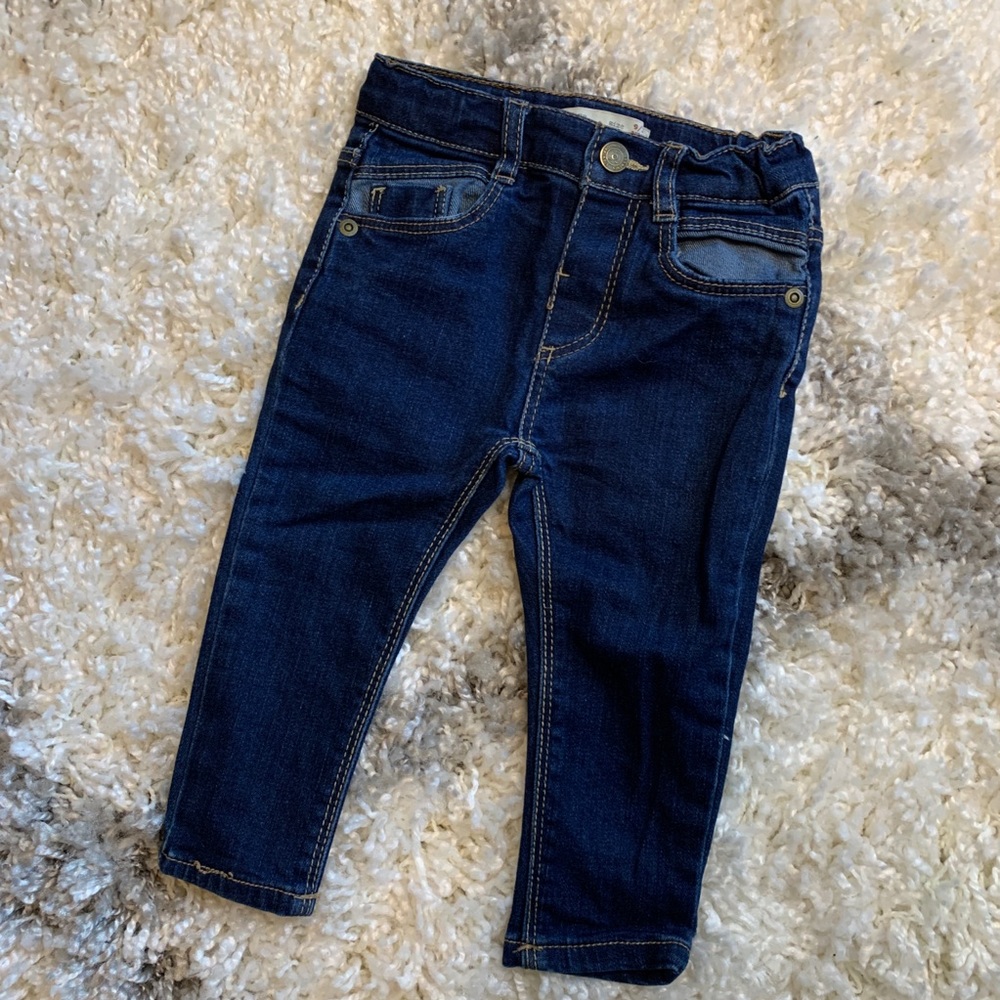 EUC‼️ ZARA Baby dark denim jeans